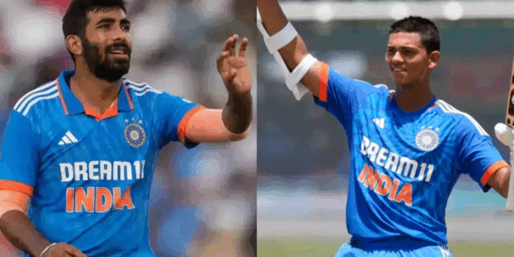 جسپریت بمراہ اور یشسوی جیسوال چیمپئنز ٹرافی سے باہر