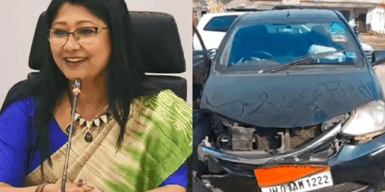 راجیہ سبھا ایم پی مہوا ماجھی سڑک حادثے میں شدید زخمی