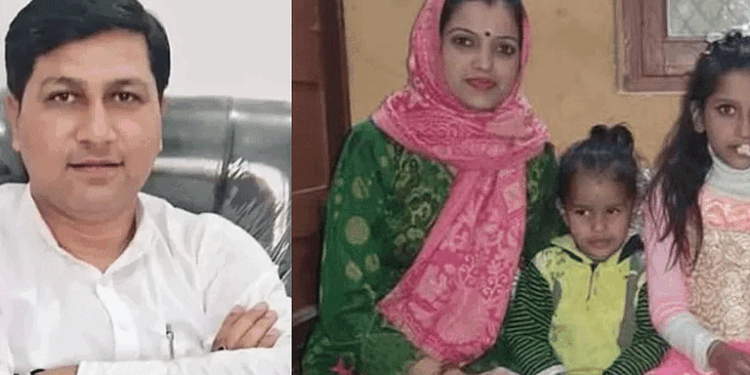 سہارنپور میں  بی جے پی رہنما کے ہاتھوں  تین بچوں کا قتل -بیوی  شدید زخمی