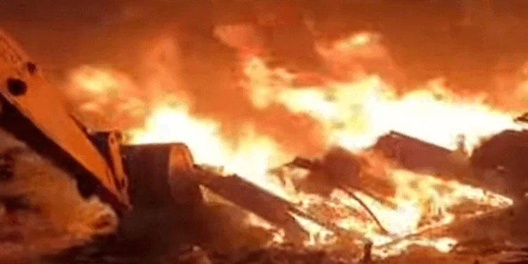 داہود میں این ٹی پی سی کے سولر پلانٹ میں شدید آتشزدگی