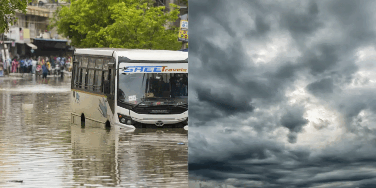 بنگلورو میں بارش سے کئی رہائشی علاقے زیر آب، 3 اموات