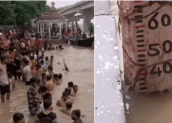 گنگا ندی کئی مقامات پر خطرے کے نشان سے اوپر