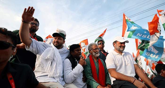 راہل گاندھی کا بی جے پی اور الیکشن کمیشن پر لوگوں کے آئینی حقوق چھیننے کا الزام