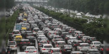 بارش کی وجہ سے گروگرام شہر کی حالت ابتر