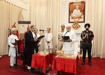 پٹنہ ہائی کورٹ کے نئے چیف جسٹس پون کمار بھیمپّا بجنتری کی حلف برداری