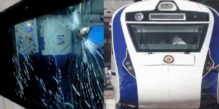 گورکھپور سے پریاگ راج جا رہی ’وندے بھارت‘ ٹرین پر پتھراؤ