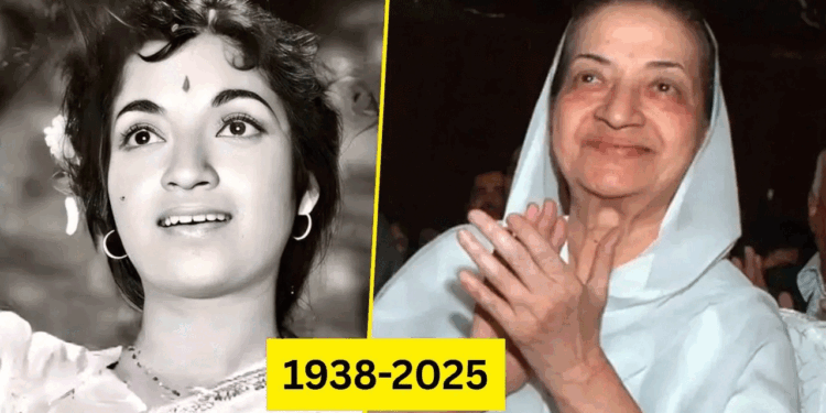 معروف اداکارہ سندھیا شانتارام کا  87 سال کی عمر میں انتقال