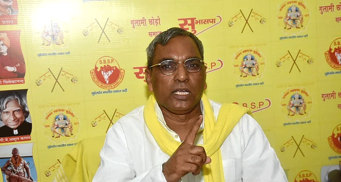 این ڈی اے سے ناراض راجبھر کا153 نشستوں پر امیدوار اتارنے کا اعلان