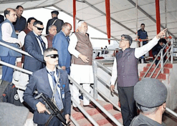 نتیش کمار نے حلف برداری تقریب کی تیاریوں کا جائزہ لیا