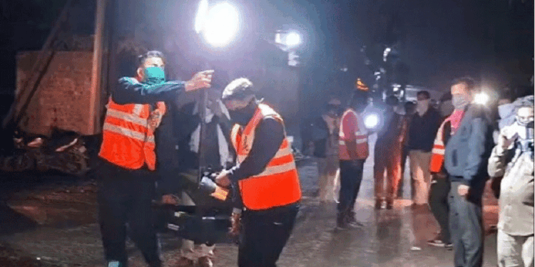 رتلام ضلع کے جاورا نگر  میں کلورین گیس کا اخراج