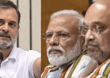 راہل گاندھی کی نریندر مودی اور  امت شاہ کے ساتھ تقریباً ڈیڑھ گھنٹے تک میٹنگ