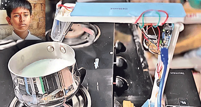 دودھ کے اُبال کو بروقت روکنے والا ’ملک اوور فلو ڈیٹکٹر‘ تیار