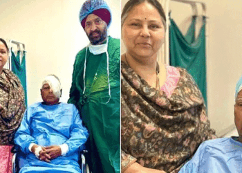 لالو پرساد کی بائیں آنکھ کا  کامیاب آپریشن