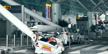 دہلی ایئرپورٹ پر حادثہ ہوتے ہوتے بچا