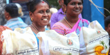تمل ناڈومیں رواں سال 97 فیصد اہل خاندانوں کے درمیان ’ پونگل گفٹ‘ تقسیم