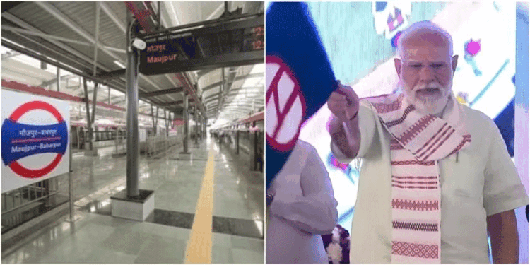 دہلی میں ملک کے پہلے ’رنگ میٹرو‘ نیٹورک کا  افتتاح