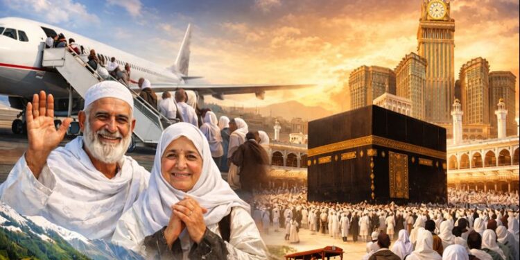 حج 2026 : نئی دہلی سے پہلی پرواز مکہ مکرمہ کے لیے روانہ