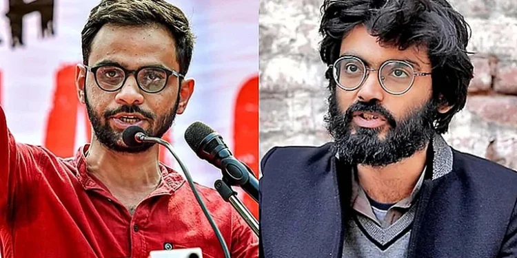 شرجیل امام اور عمر خالد کی جانب سے پھر ضمانت کی عرضی داخل
