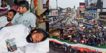 رانچی میں جے پی ایس سی-جے ایس ایس سی امتحان تنازعہ کو لے کر طلبہ کا احتجاج جاری