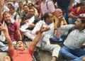 لکھنؤ میں ’ریزرویشن گھوٹالہ‘ پر ہنگامہ