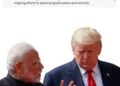 وزیراعظم نریندر مودی کی امریکی صدر ڈونالڈ ٹرمپ سے فون پر بات چیت