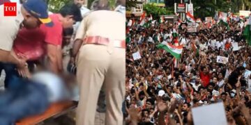 ممبئی میں احتجاج کے دوران دل کا دورہ پڑنے سے معمر شخص کی موت